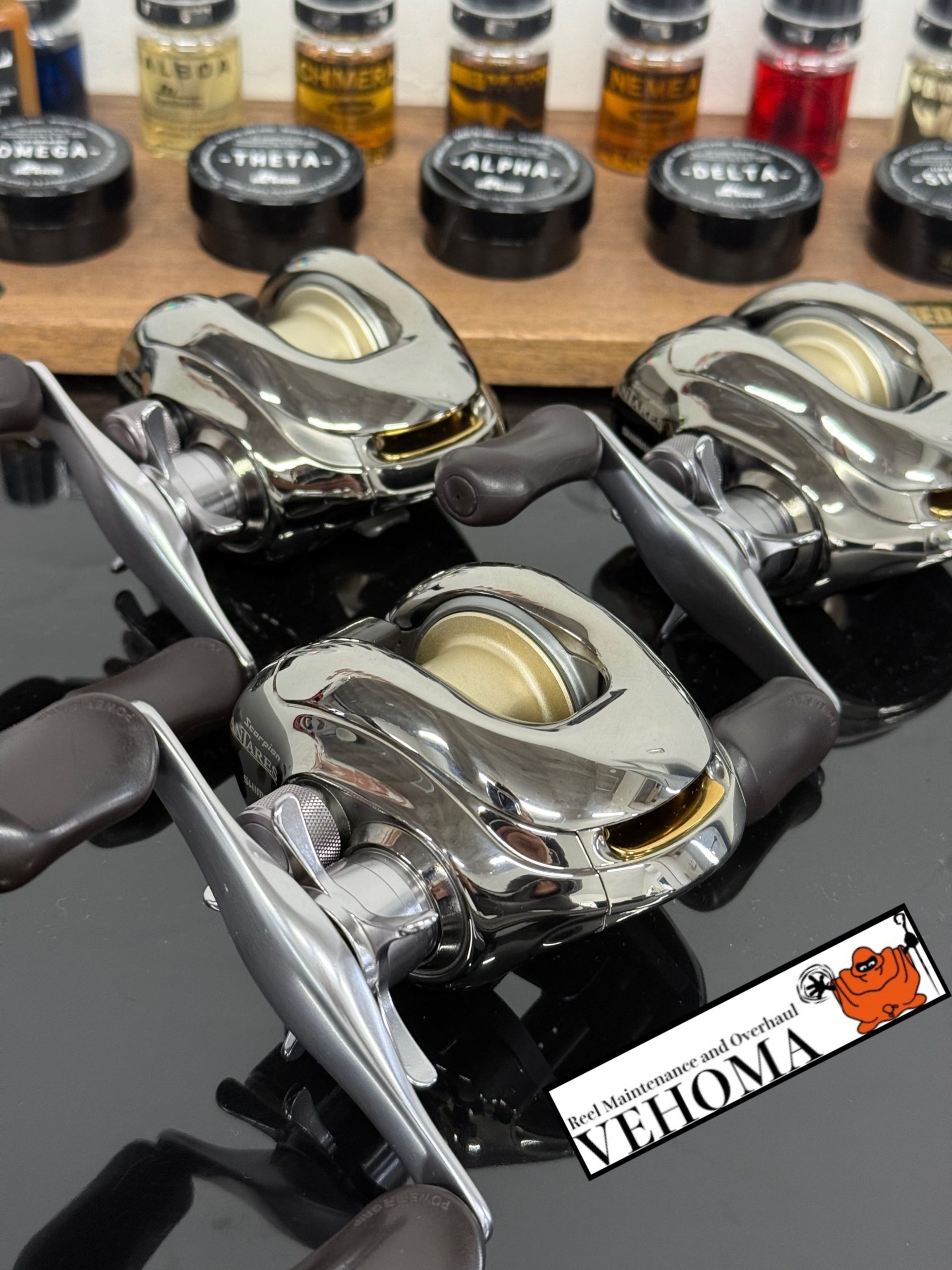 11スコーピオンDC7 右巻き メタリックレッド塗装 最終値下げPE無し 11