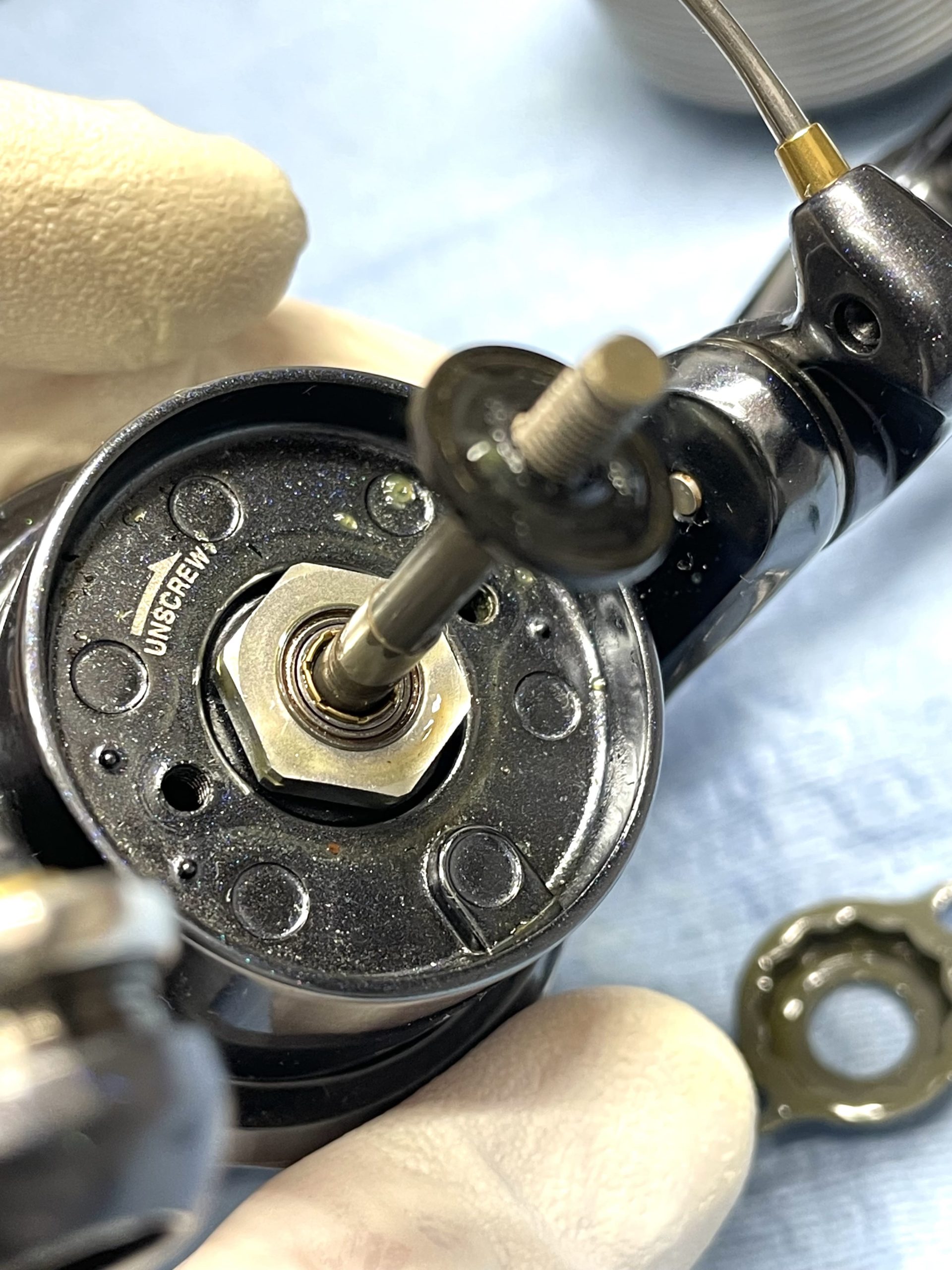 特急便 10ステラ1000S 修理 - 関西・兵庫でリールのオーバーホール