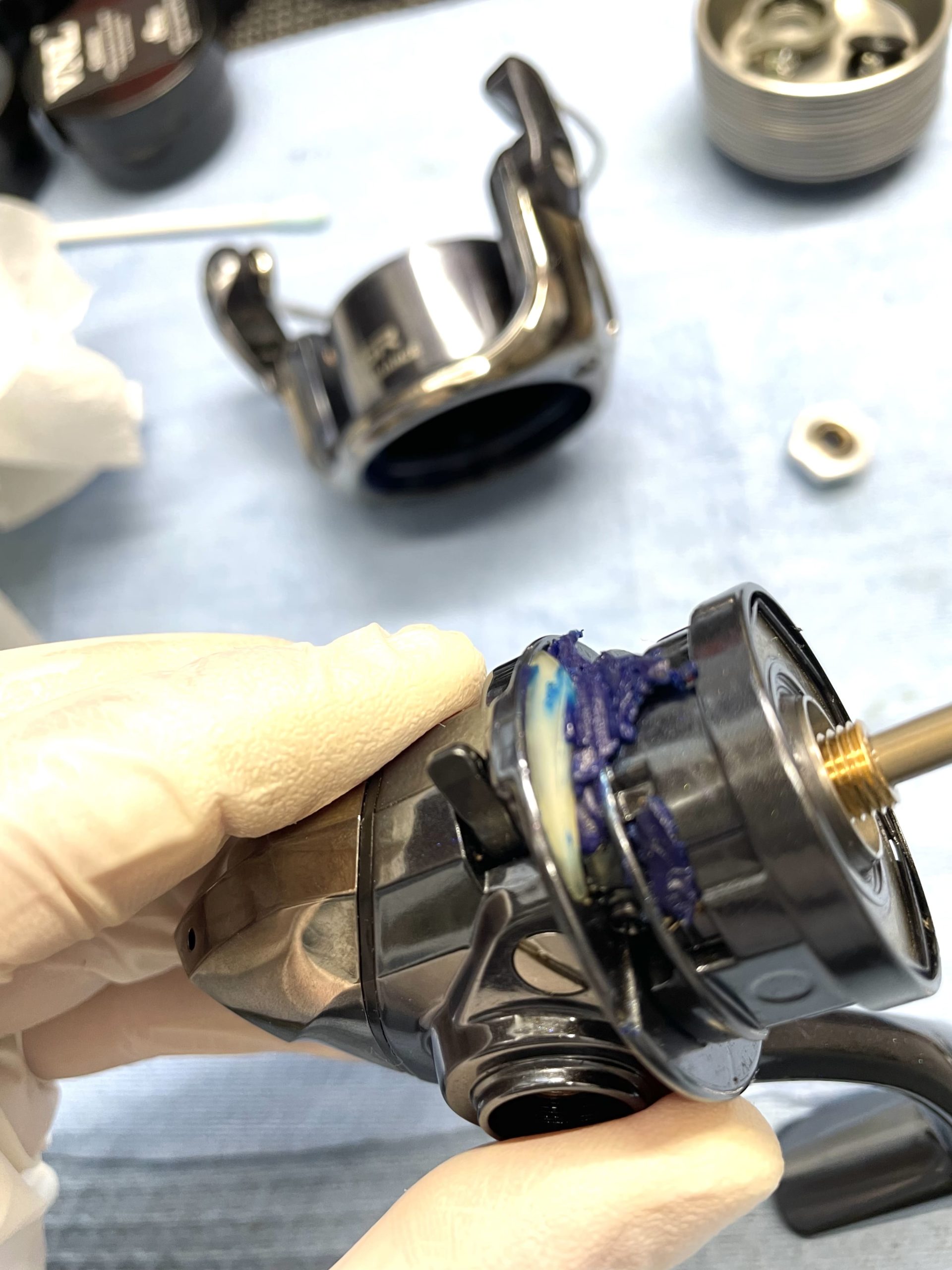 特急便 10ステラ1000S 修理 - 関西・兵庫でリールのオーバーホール